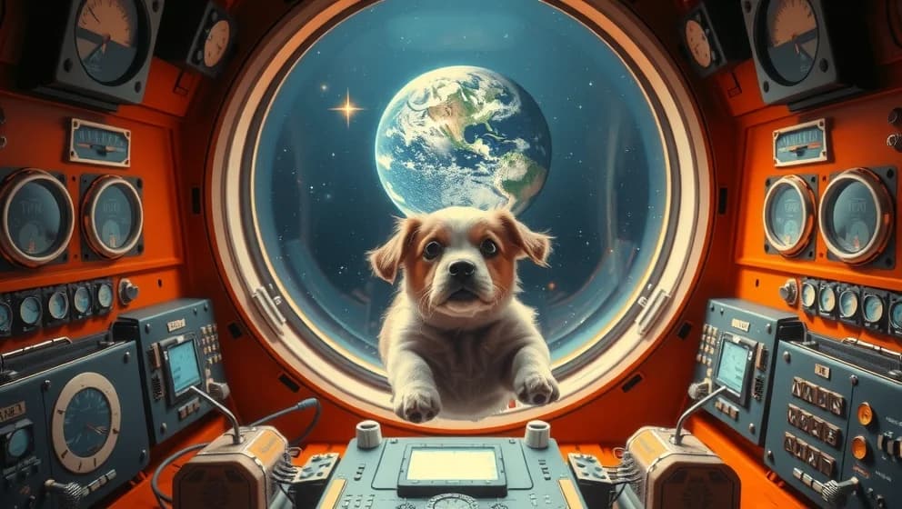 Första djuret i rymden som åkte dit