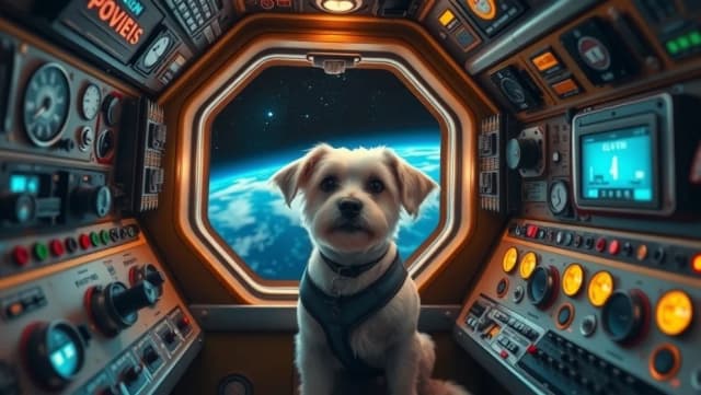 Första hunden i rymden och hennes äventyr