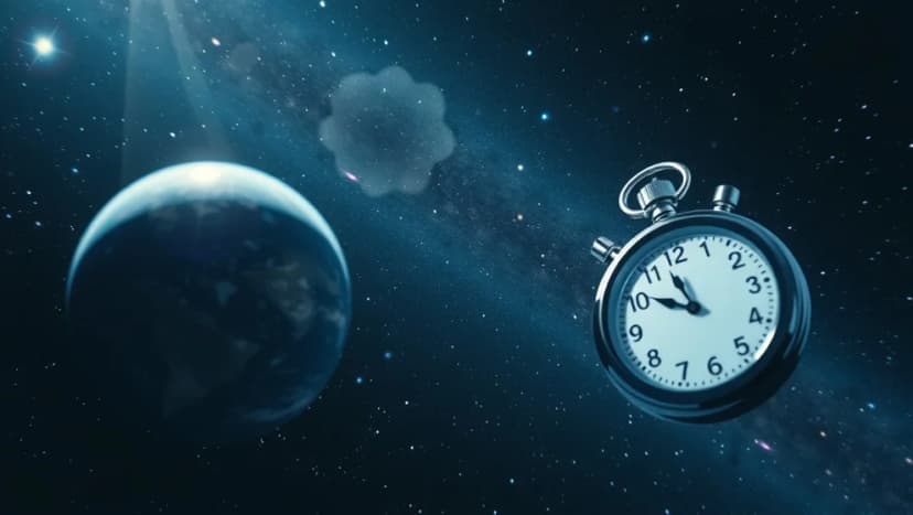 Går tiden långsammare i rymden