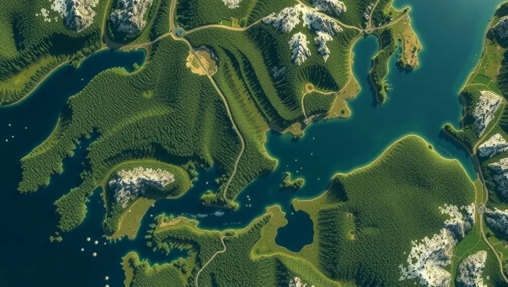 Högupplösta satellitbilder från Sverige