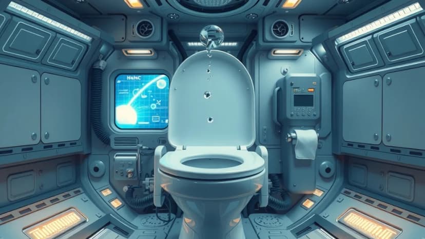 Hur går man på toa i rymden