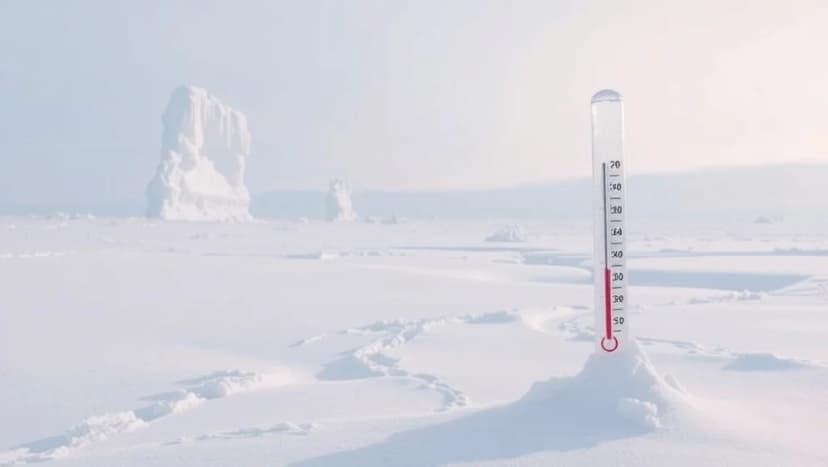 Hur kallt är det på nordpolen
