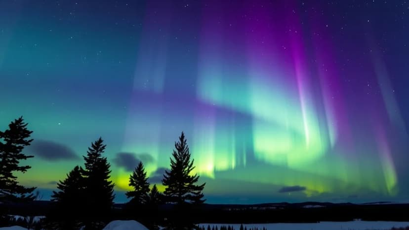 Hur uppstår norrsken i himlen