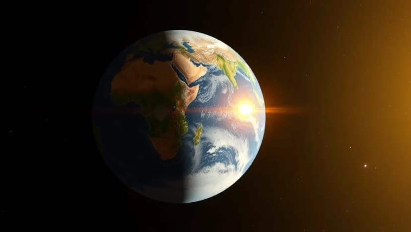 Jorden från rymden ser otroligt ut