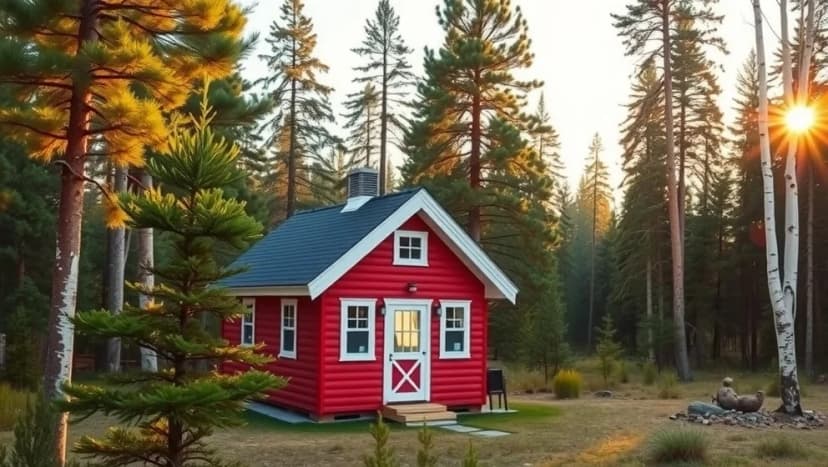 Vad är den röda stugan från Swedish folksagan