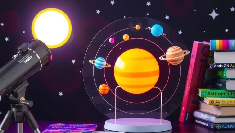 Rymden för barn som är nyfiken på stjärnor