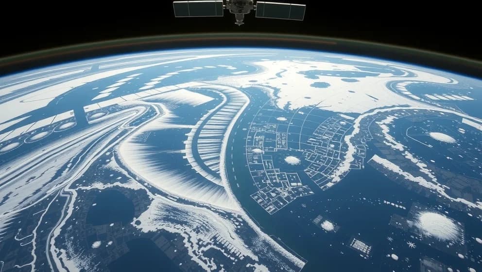 Satelliter över Sverige