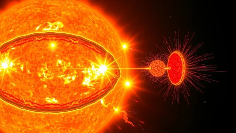 Vad består solen av